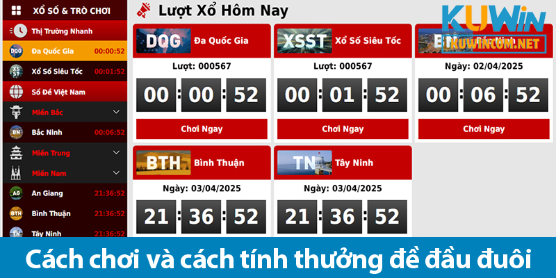 Đánh đề đầu đuôi: Cách tính thưởng và các bí kíp đánh luôn thắng